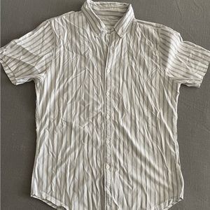 Abercrombie short sleeve button up - size L
